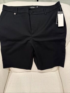 Women’s Lauren Ralph Lauren Black Bermuda Shorts
